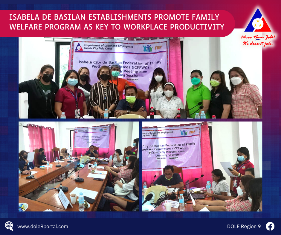 Isabela De Basilan Establishments Promote Family Welfare Program As Key 